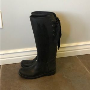 Coach knee high waterproof boots
